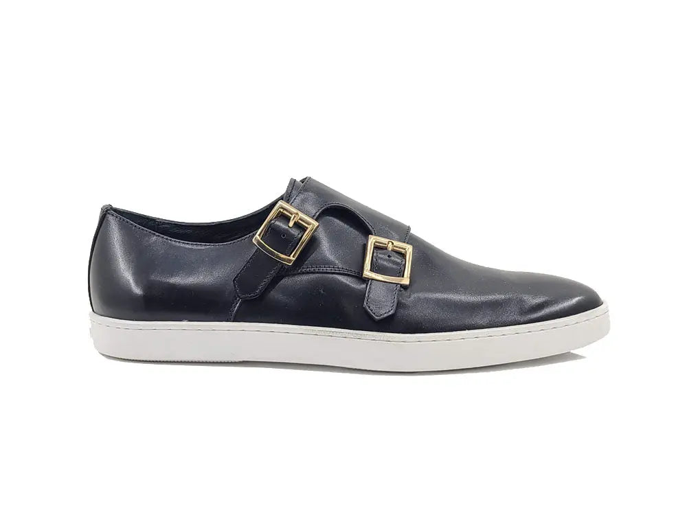 Double Monk Strap Leather Sneaker - Image 4