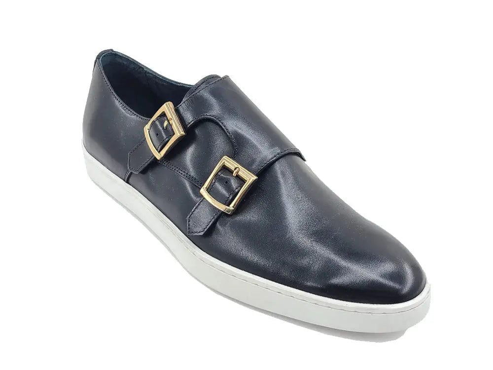 Double Monk Strap Leather Sneaker - Image 5