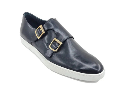 Double Monk Strap Leather Sneaker - Image 5