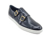 Double Monk Strap Leather Sneaker
