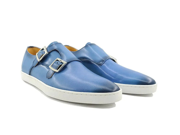 Double Monk Strap Leather Sneaker - Image 2