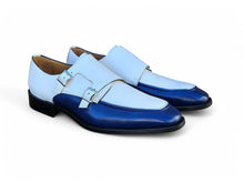 Carrucci Double Monk Strap Two Tone Loafer