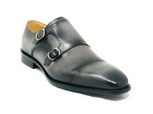 Carrucci Double Monk Straps Leather Loafer