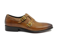 Carrucci Double Monk Straps Loafer - Cognac, Black, Navy, Oxblood, Patent & More