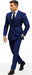 Double Breasted Slim Fit Suit - Burgundy Suit - Tapred Fit Pants