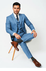 Dusty Blue Suit