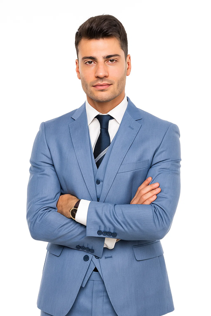 Dusty Blue Suit
