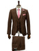 Effetti Suit Designer - 2 button Notch Lapel slim fit EF2N+V-8129 Light Brown Mocca Cappuccino