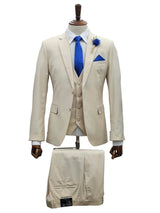 Effetti Suit Designer - 2 button Notch Lapel slim fit EF2N+V-8129 SAND