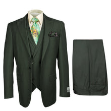 Rossi Man ELI RM117 – Classic 3-Piece Men’s Suit in Hunter Green