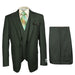 Rossi Man ELI RM117 – Classic 3-Piece Men’s Suit in Hunter Green