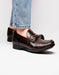 Marco Di Milano Hugo Men's Shoes Brown Stylish Exotic Alligator Horsebit Loafers