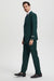 Men's Two Button Vested Stacy Adams Basic Designer Suit in Hunter Green