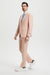 Men's Vested One Button Peak Lapel Stacy Adams Designer Suit in Blush Pink