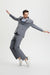 Men's Two Button Vested Stacy Adams Basic Designer Suit in Grey