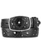 Original Eel Skin Black Fashion Western Belt