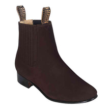 Men's Tabaco Nubuck Botin Charro by Besserro