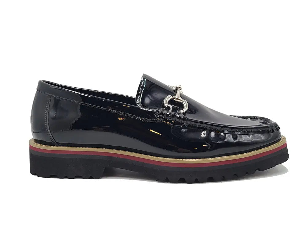 Horse Bit Loafer in Lug Sole - Image 11