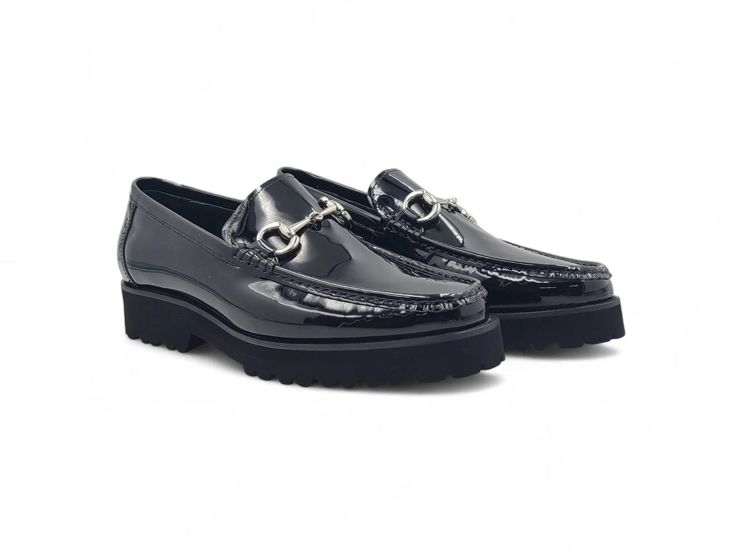 Horse Bit Loafer in Lug Sole - Image 2