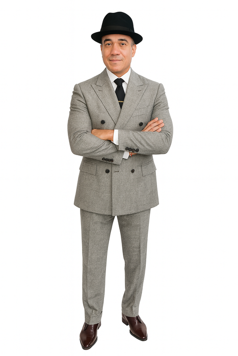 Harlem Nights Movie Clothing Outfit - 1920s Costume Party Mens Suits + Hat Shirt and Tie