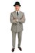 Harlem Nights Movie Clothing Outfit - 1920s Costume Party Mens Suits + Hat Shirt and Tie