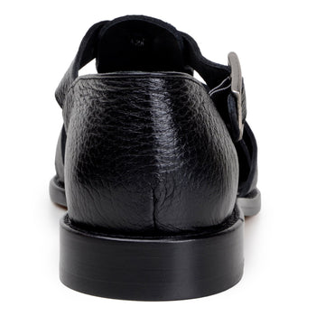 Belvedere Elio - Black Genuine Crocodile Leather Shoe