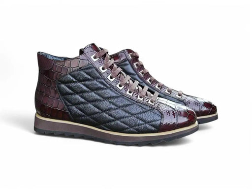 Embossed Alligator High Top