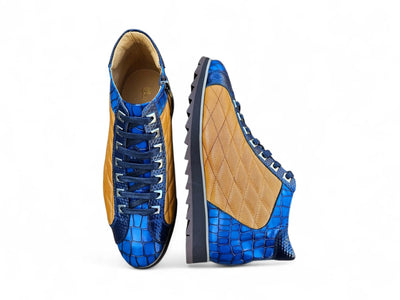 Embossed Alligator High Top