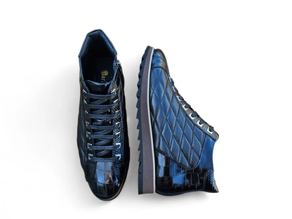 Embossed Alligator High Top - Image 12