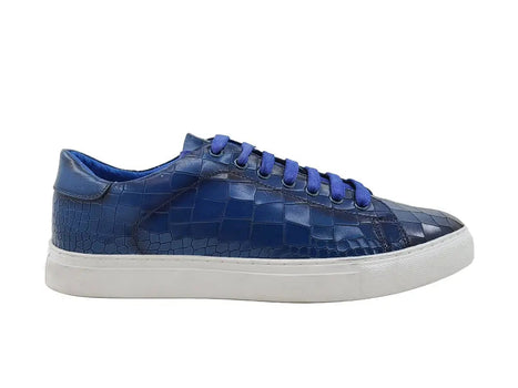 Embossed Leather Fashion Sneaker - Image 3