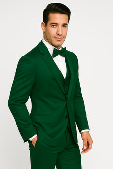 Emerald Green-4pc-prom-wedding-tux - Image 3
