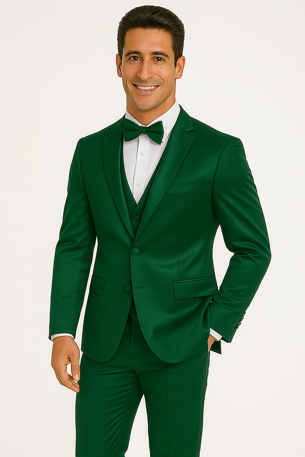 Emerald Green-4pc-prom-wedding-tux - Image 7