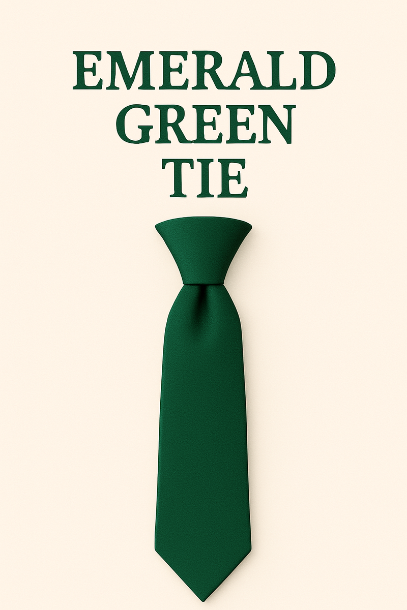 emerald green tie