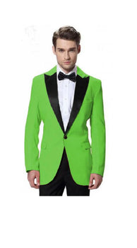 Emerlad Green Tuxedos Suit With Matching Pants And Bowtie
