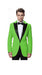 Emerlad Green Tuxedos Suit With Matching Pants And Bowtie