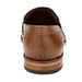 Belvedere Espada Ostrich Quill Penny Loafer in Tabac Brown