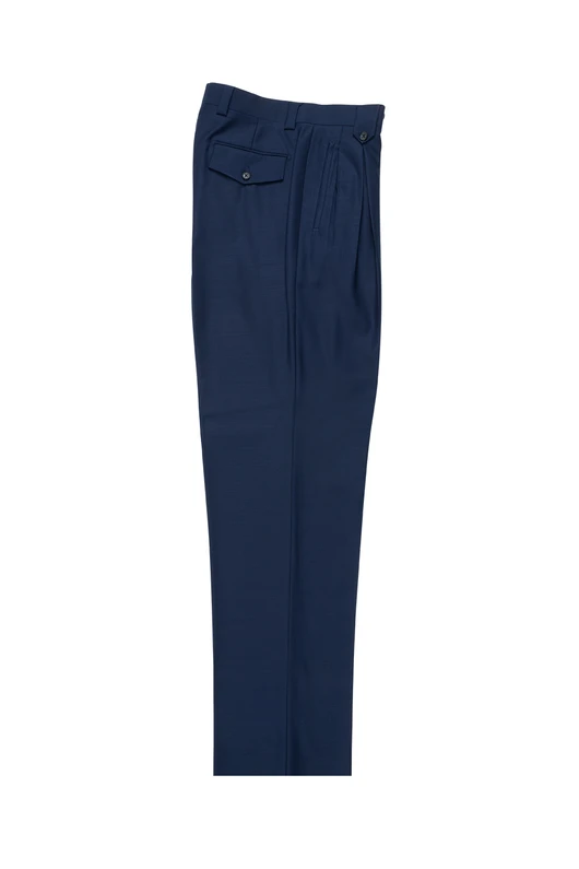 Tiglio Luxe Olive Wide Leg, Pure Wool Dress Pants 2576 main image 1