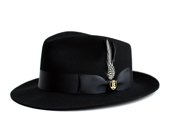 Bruno Capelo New Yorker Collection Grey/Black Hat