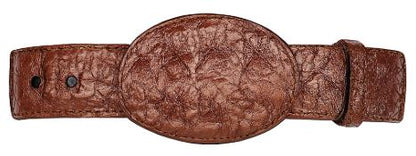 Original Caiman Hornback Skin Western Style Belt Brown