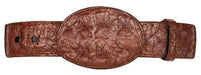 Original Caiman Hornback Skin Western Style Belt Brown