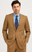 Men'S Camel ~ Khaki 2-Button 2 Piece Suits - Two Piece Business Suits Suit