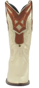 Winter White Cowboy Boots J-Toe