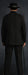 Men's Black and Gold Stripe Long Zoot Suit