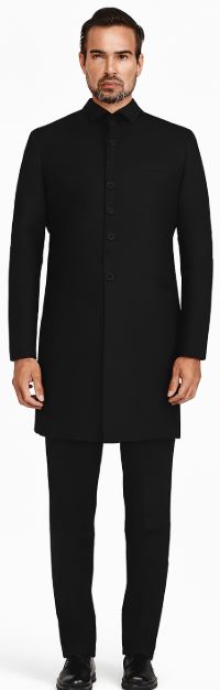 mens-dark-navy-2-piece-nehru-style-mandarin-collar-suit