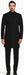Men's Dark Navy 2 Piece Nehru Style Mandarin Collar Suit