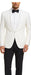 Alberto Nardoni Snow White Pure Dinner Shawl Collar Jacket Blazer & Sport Coat