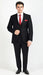 Big Lapel - Wide Lapel - Tom Ford Style Suit - Ticket Pocket - Black