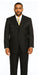 Men'S Fashion 3 Piece Paisley Printed Fashion Suit Wide Leg Pants Black & Dark Brown Blazer Looking