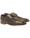 Brown Dress Shoe Mens Faded Brown Vestigium Genuine Caiman Belly Derby Shoes Handcrafted