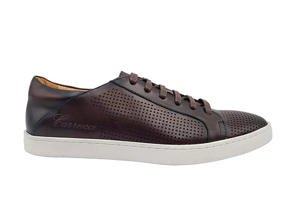 Fashion Lace-up Leather Sneaker - Image 2